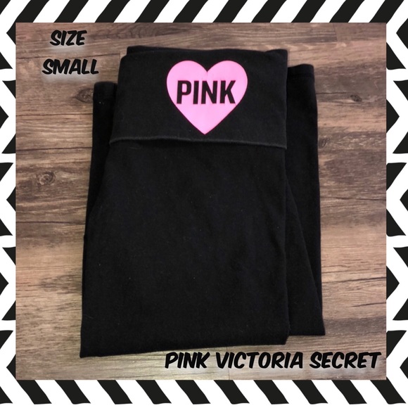 PINK Victoria's Secret Pants - VICTORIA’S SECRET PINK YOGA BLING CAPRI LEGGINGS S